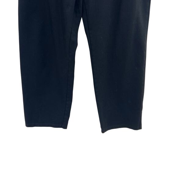 Eileen Fisher Pants Cropped Ankle Pull-On Ponte Knit Black Plus Size‎ 2X - Picture 4 of 10